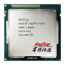 인텔 코어 i73770 i7 3770 3.4 GHz 중고 쿼드 8 스레드 CPU 프로세서 8M 77W LGA 1155, 없음