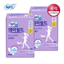 [쏘피] 에일 데이쉴드 요실금 라이너 일반 38P x 2팩