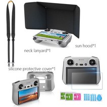 DJI 디지아이 매빅 3 Classic Mini PRO/ Air 2S 컨트롤러용 소가죽 넥 스트랩 랜야드 RC PRO 스크린 리모컨, [06] 4-in-1 combo