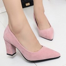 [최저가]면접용 출근용 세무 펌프스힐 3color 7cm