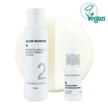 글로우몬스터 액티바 글리세릴글루코사이드 솔루션 원액 30ml + 프로바이오틱스 브로콜리 발효 추출물 원액 100ml, 1세트