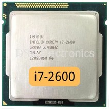 인텔 코어 i7-2600 i7 2600 CPU 프로세서 8M 캐시 3.40 GHz LGA 1155 I7