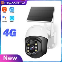 태양광 패널 인버터 설치 태양열 Tuy -4G IP 카메라 무선 WIFI 10 0P CCTV 카메라 야외 5.5W 전지 배터리 전원 스마트 10M PIR, 4G add Battery 64G