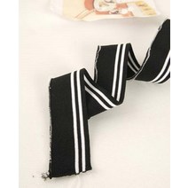 퀼트가게요꼬시보리(라인) -블랙화이트