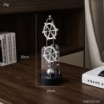 지구본 무한동력 현대 천체 궤도 진자 부상 회전 영구 모션 미터 공 홈 인테리어 사무실 데스크탑 장식, 10 Style K