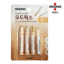 오공 우드픽스 목재 흠집 보수 강화마루 우드 가구 목재문 스크래치, 03.오공 우드픽스 어두운색(OK-39), 1개