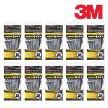 3M 컴포트그립 오리지널 겨울용 기모 방한작업장갑 10개, 그레이 M