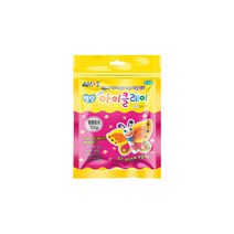 아모스 탱탱 아이클레이 파우치, 형광핑크, 50g