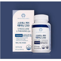 DnK 테아닌 트립토판 영양제 스트레스 해소 건강 보조제 잠안올때 수면 코르티솔 피로회복제, 60정, 10개