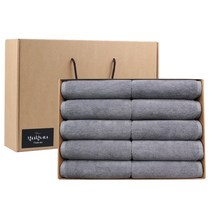 어메니티타올 라이트 30수 130g 10장 호텔수건 선물세트, 1세트, 그레이