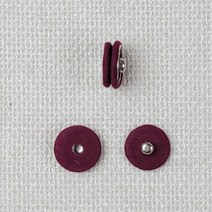 핀쿠션 NEW) 25mm 컬러 싸개단추 스냅단추 (1개), 와인