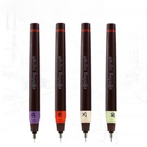 로트링 레드링 특수 드로잉 펜 0.1-0.8mm 디자인용, 0.2mm
