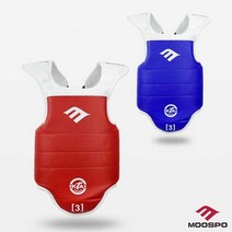 무스포 보급형 단면호구 태권도 가슴보호대 2개1세트