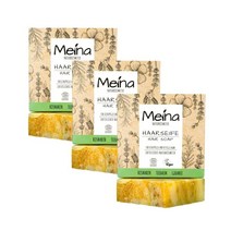 Meina - 천연 화장품 헤어 비누 로즈마리 티트리 및 라벤더가 함유된 유기농 샴푸 바(1 x 80g) 팜 오일 프리 솔리드 비건 샴푸 남성 여성용, 3 x 80g