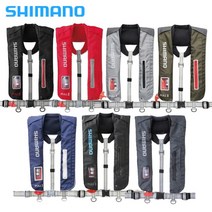 시마노 낚시 구명복 팽창식 에어자켓 VF-051K, 레드