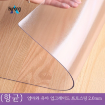 식탁 매트 테이블보 방수 방열 오일 워시드 투명 테이블보, 70*70cm, (항균) 엄마와 유아 업그레이드 프로스트 2.0mm