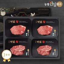 [농협안심한우] 1++국내산 한우 선물세트, 1++등심+등심+불고기+불고기 각300gx4팩