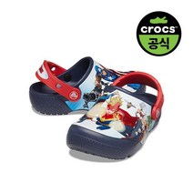 크록스 슈즈 크록스공식 키즈 FL AVENGERS PATCH CLOG K NAVY 21SKCL206740