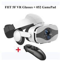 원래 Fiit VR 5F 헬멧 3D 안경 가상 현실 스테레오 헤드셋 IOS 안 드 로이드 스마트 폰 고글 상자 Capacete, 02 Fiit 5F VR add 052