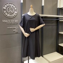 보니스팍스 NC02 심플 A라인 루즈핏 원피스 A38OP250