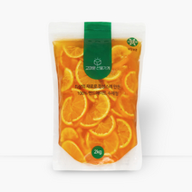 카페수제청 오렌지슬라이스청 오렌지청 오렌지차 오렌지에이드 과일청 대용량 홈카페 수제청 [고마운선물가게], 1kg