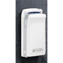 화장실용 자동 제트 핸드드라이어 상업용 건조기 손말리기, White