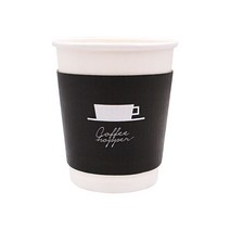 13/10온스 인쇄 테이크아웃컵홀더 100개 커피컵홀더, 10/13온스 커피호퍼 컵홀더 100개