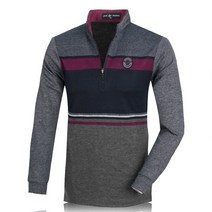 제로골프 남성 골프티셔츠 긴팔티 봄 가을 간절기 골프티 배색 골프셔츠 반집업 티셔츠 긴팔 남자 골프웨어