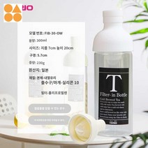 더치 침출식 가정용 홈카페 콜드브루 만들기 메이커, FIB 프루티 화이트 300ml