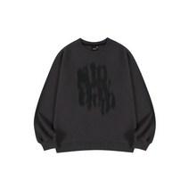 슬로우애시드 블러리 로고 맨투맨 스웨트셔츠 챠콜 BLURRY LOGO 스웻셔츠 맨투맨S 차콜 그레이