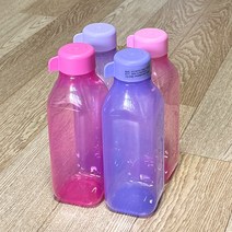 타파웨어 물통 물병 에코사각 500ml 4P