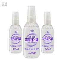 [세제혁명] 찌든때 쓱싹 얼룩제거제 100ml X 3통, 단일속성