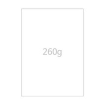 무지 260g A4 백상지 상장용지 10매, 10개