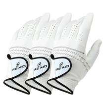 렉시오 쓰리밴드 남성용 골프장갑 3장 1세트 / 슬라이스방지 비거리증가