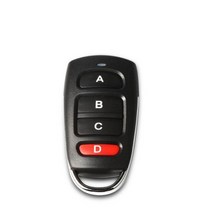 리모컨 찾기 QIACHIP-RF 제어 송신기 및 433Mhz 무선 수신기 학습 코드 1527 디코딩 모듈 4 채널 출력 버, 협력사, 리모콘 1개
