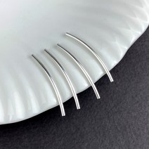 [DB3-001] 실버 부자재 1.5x30mm 은 파이프 목걸이 팔찌만들기 DIY 재료 silver 925