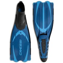 Cressi 플루마 블루 미국 남성 8/9 | 여성 9/10 유럽 41/42 USA, Black/Silver