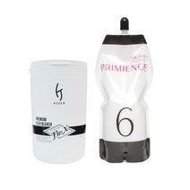 코겐 플렉스 탈색약 500ml+시세이도 산화제 6% 1000ml