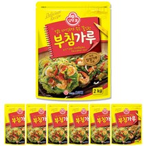 오뚜기 부침가루2kgX6개(1박스), 1, 2kg