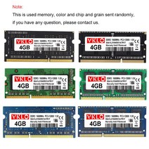 10pcs DDR3 4G 1333 1600MHz 데스크탑 메모리 240 PC3 10600 12800 노트북 모듈 AMD 인텔 마더 보드 용 SODIMM RAM, [03] NB D3 4G1600 1.5V