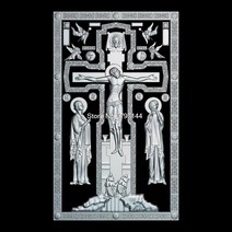 Cnc Religion용 3D 조각 피규어 STL 파일 갈보리 새로운 모델, 한개옵션0