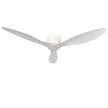 천장선풍기 실링팬 업소용 선풍기 카페 벽걸이 대형, 원격 제어 유형 52인치 백색