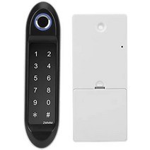 옷장 신발장 사무실 캐비닛(실버)에 대한 암호 생체 인식 지문 캐비닛 잠금 장치, 은