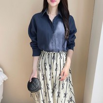 국내제작 루즈핏 린넨100 셔츠 4color