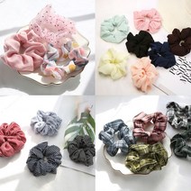 헤어밴드 여성머리끈 곱창밴드 헤어고무줄 [도매셀럽] 미니곱창 곱창머리끈/헤어슈슈 똥머리밴드 헤어곱창