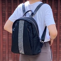 스톤 가죽 백팩 여성가방 인조가죽