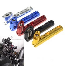 우리파파 오토바이 핸들 크로스바 멀티바 확장 브라켓 거치대, 실버