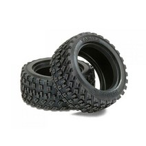 타미야 RC옵션타이어 [51427] M Chassis Rally Block Tires - 2pcs