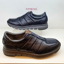 [에스콰이아] 천연가죽 어디에나 무난한 발등 밴딩형 슬립온 YAAFHL022NY