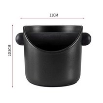 커피퍽 넉박스 커피넉박스 커피찌꺼기통 커피박 넛박스 커피퍽통커피 그라운드 노크 박스 덤프 재활, 01 Black-Straight